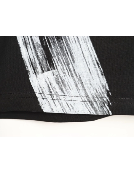 Gucci ink wash brushstroke graffiti letter short-sleeved T-shirt TSK1,Gucci