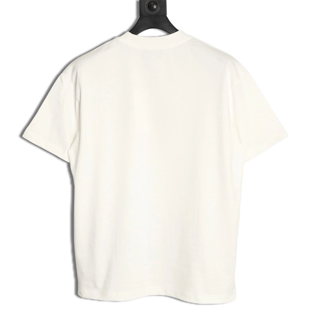 Gucci ink wash brushstroke graffiti letter short-sleeved T-shirt,Gucci