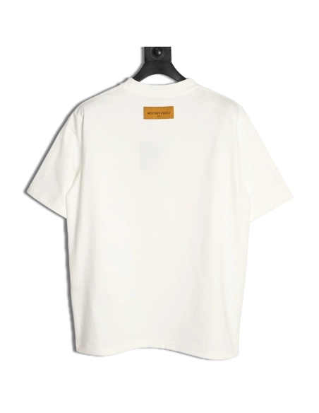 Louis Vuitton Flocked Logo-Print Crewneck Short-Sleeve T-Shirt,Louis Vuitton