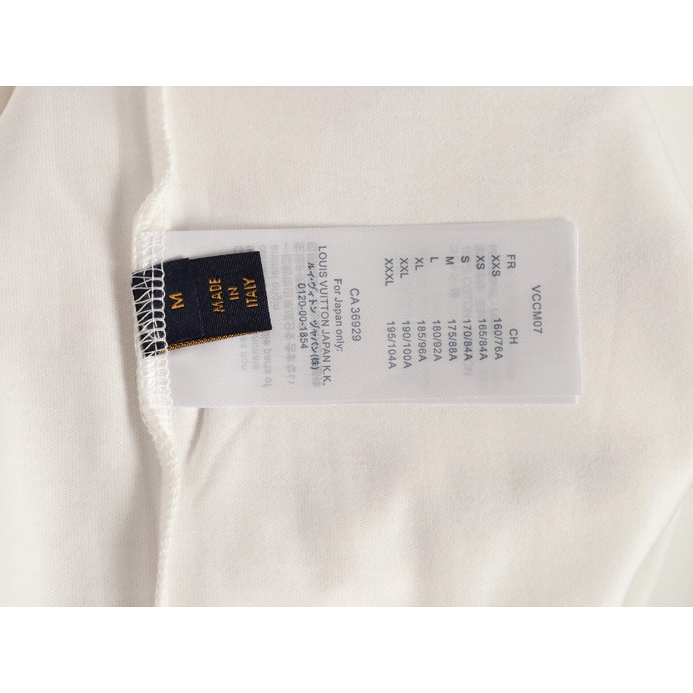 Louis Vuitton Floral Script Embroidery Crewneck Short-Sleeve T-Shirt,Louis Vuitton
