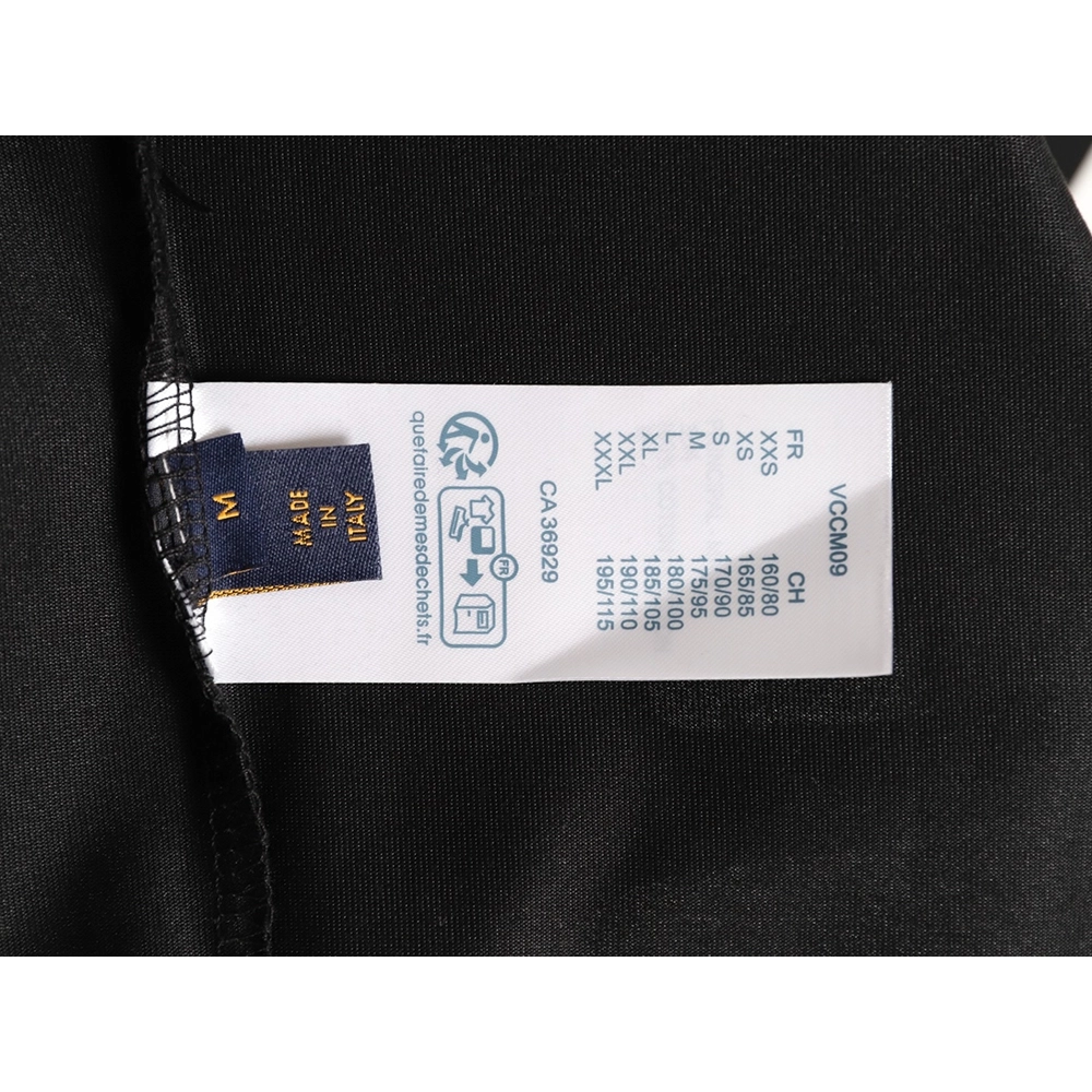 Louis Vuitton Iridescent Sequin Embroidery Crew Neck Short Sleeve T-Shirt TSK1,Louis Vuitton