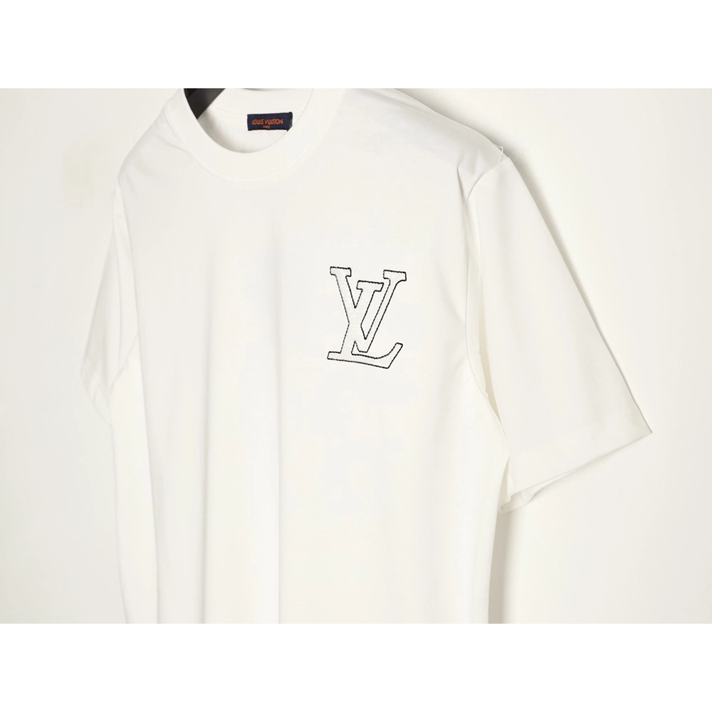Louis Vuitton Iridescent Sequin Embroidery Crew Neck Short Sleeve T-Shirt,Louis Vuitton