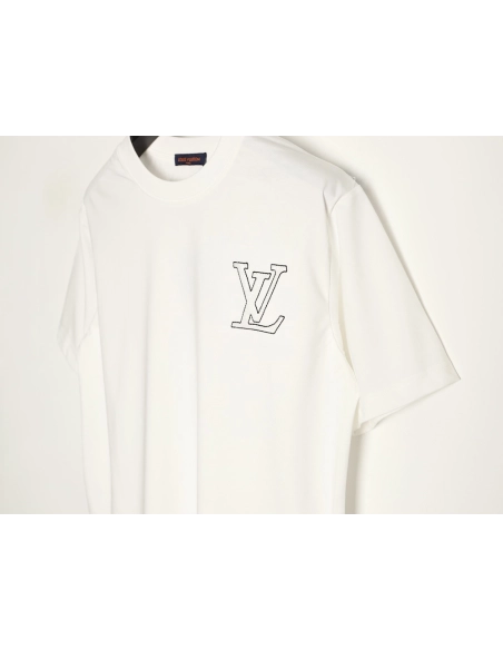 Louis Vuitton Iridescent Sequin Embroidery Crew Neck Short Sleeve T-Shirt,Louis Vuitton