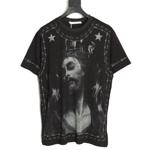 Givenchy Jesus Short-Sleeve T-Shirt,Givenchy