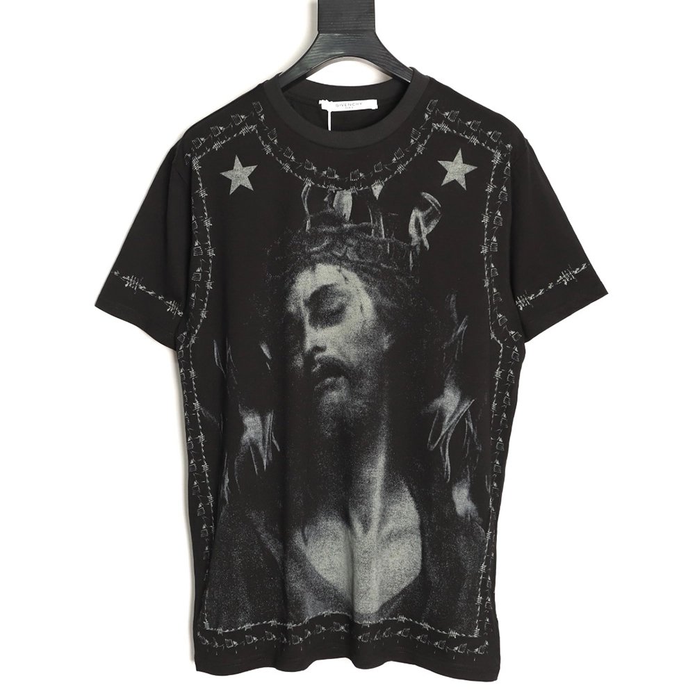 Givenchy Jesus Short-Sleeve T-Shirt,Givenchy