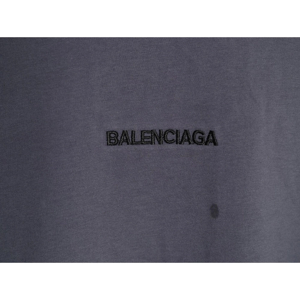 Balenciaga Embroidered Letter Splatter Short-Sleeve T-Shirt,Balenciaga