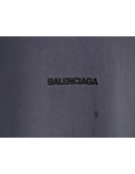 Balenciaga Embroidered Letter Splatter Short-Sleeve T-Shirt,Balenciaga