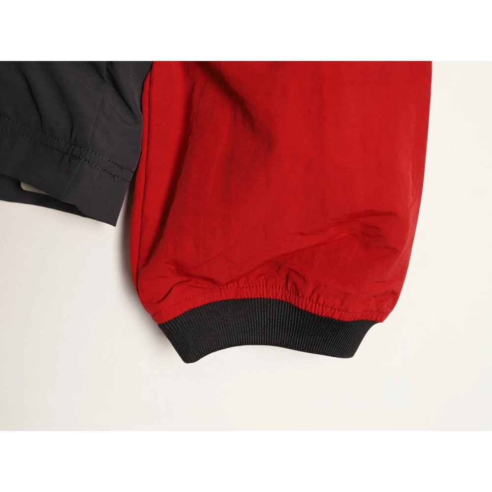 Balenciaga Manchester United Nylon Black and Red Logo Long-Sleeve T-Shirt,Balenciaga