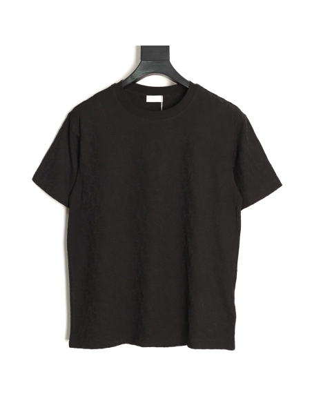 Dior All-Over Oblique Jacquard Short-Sleeve T-Shirt TSK1,Dior