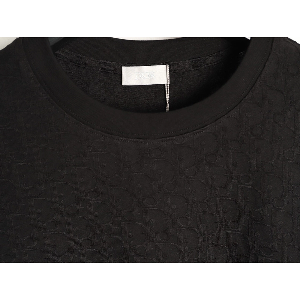 Dior All-Over Oblique Jacquard Short-Sleeve T-Shirt TSK1,Dior