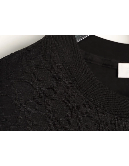 Dior All-Over Oblique Jacquard Short-Sleeve T-Shirt TSK1,Dior