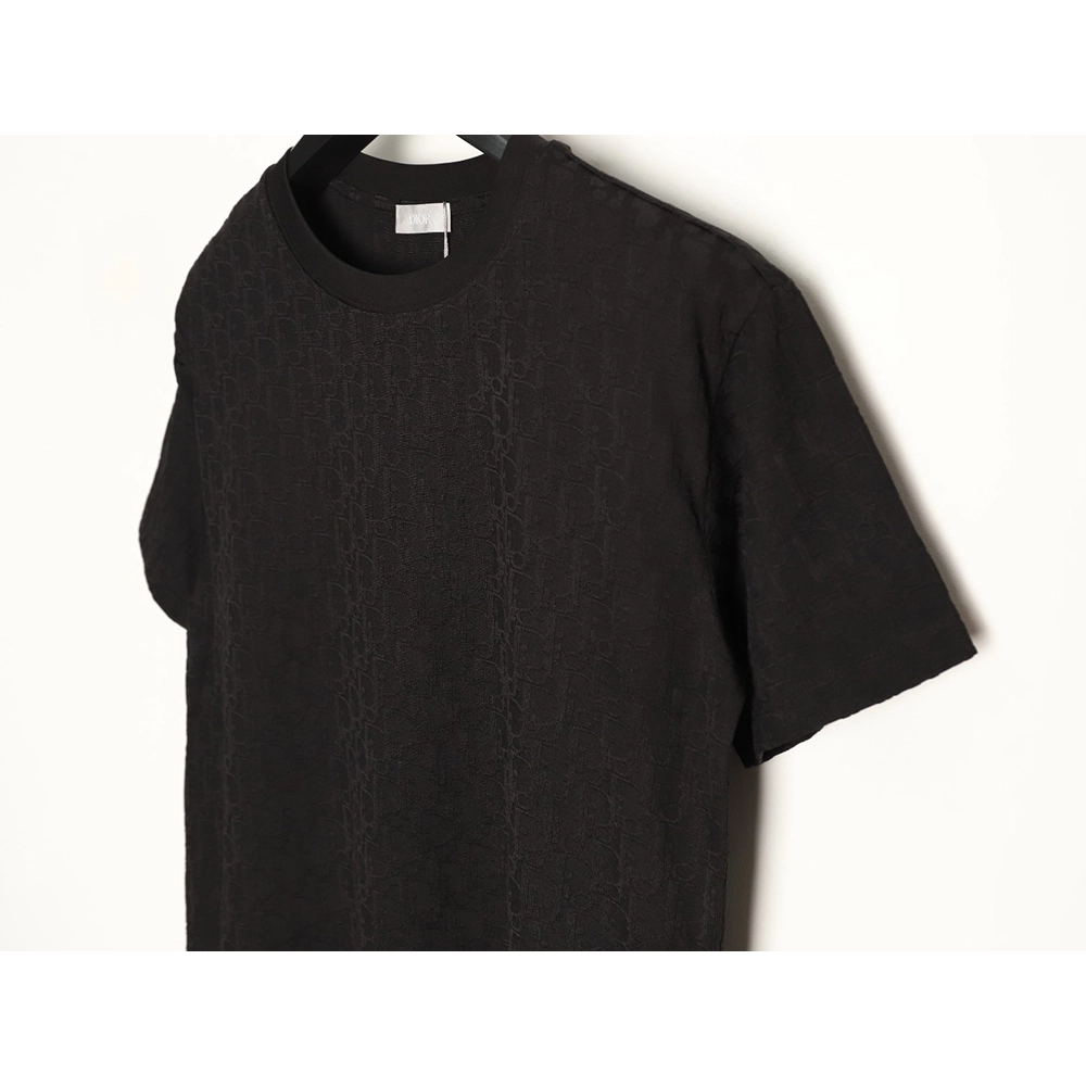 Dior All-Over Oblique Jacquard Short-Sleeve T-Shirt TSK1,Dior