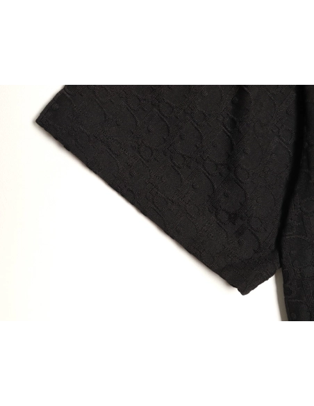 Dior All-Over Oblique Jacquard Short-Sleeve T-Shirt TSK1,Dior