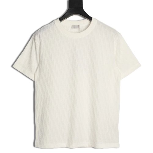 Dior All-Over Oblique Jacquard Short-Sleeve T-Shirt,Dior