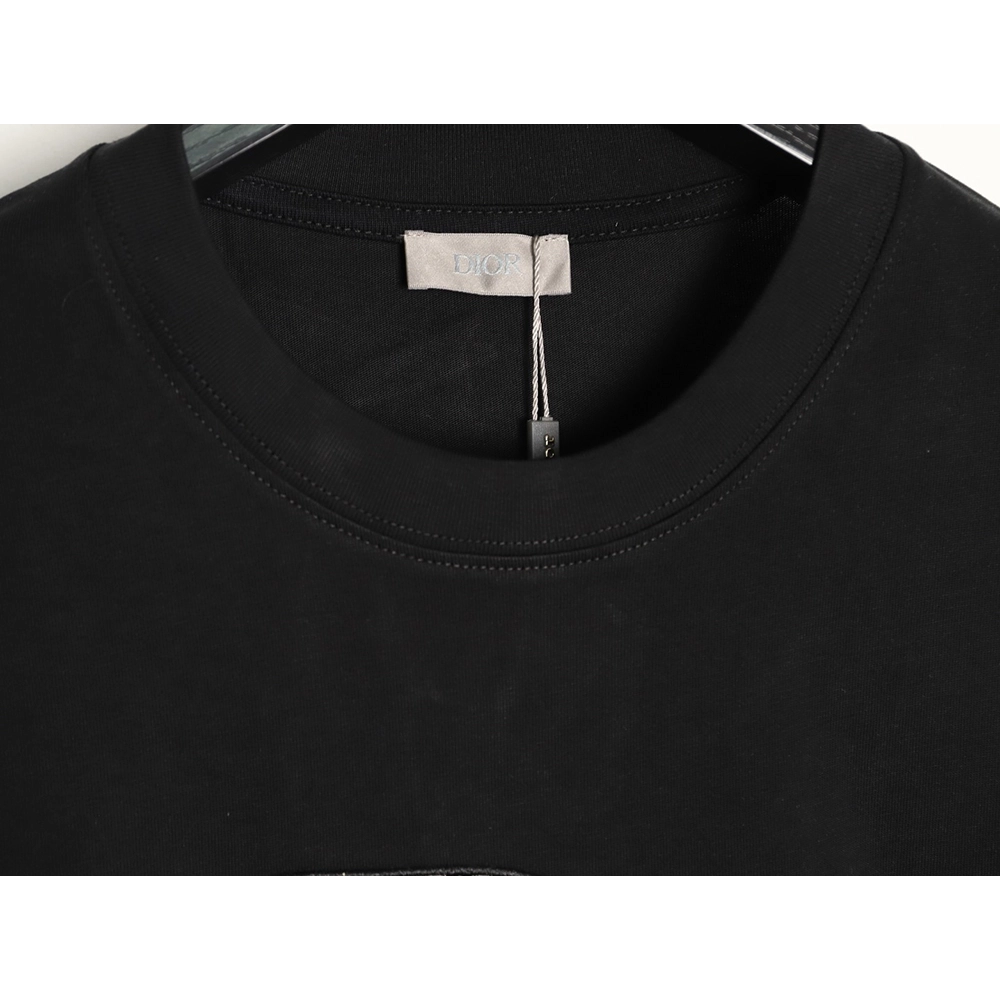 Dior Oblique Patchwork Embroidery Short-Sleeve T-Shirt TSK1,Dior