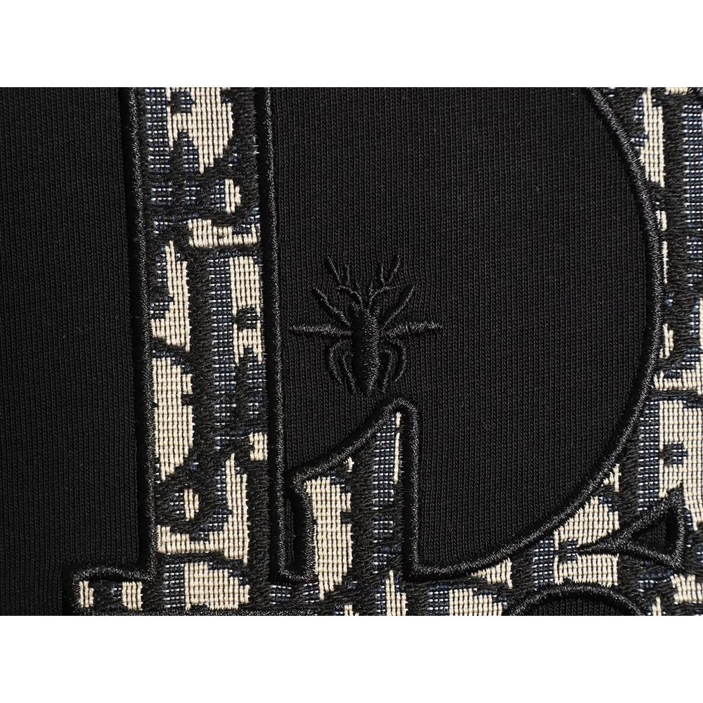 Dior Oblique Patchwork Embroidery Short-Sleeve T-Shirt TSK1,Dior