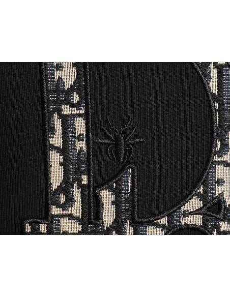 Dior Oblique Patchwork Embroidery Short-Sleeve T-Shirt TSK1,Dior