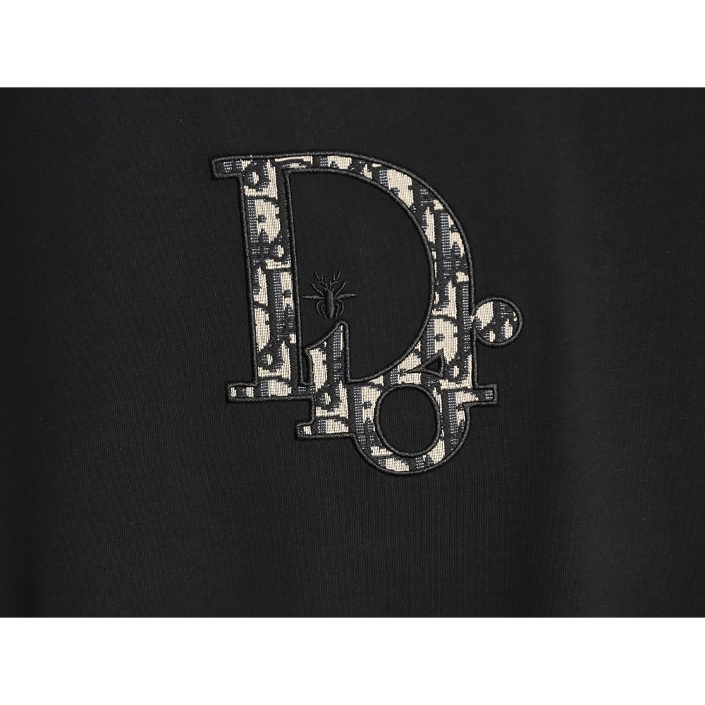 Dior Oblique Patchwork Embroidery Short-Sleeve T-Shirt TSK1,Dior