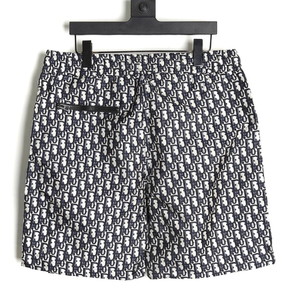 Dior Striped Webbing Monogram Shorts,Dior