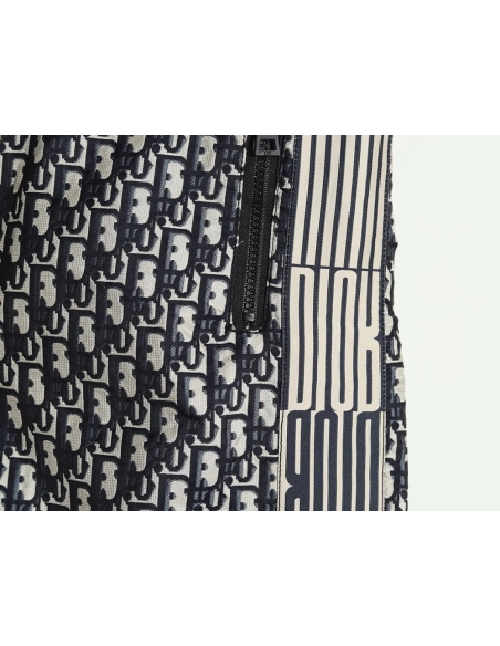 Dior Striped Webbing Monogram Shorts,Dior