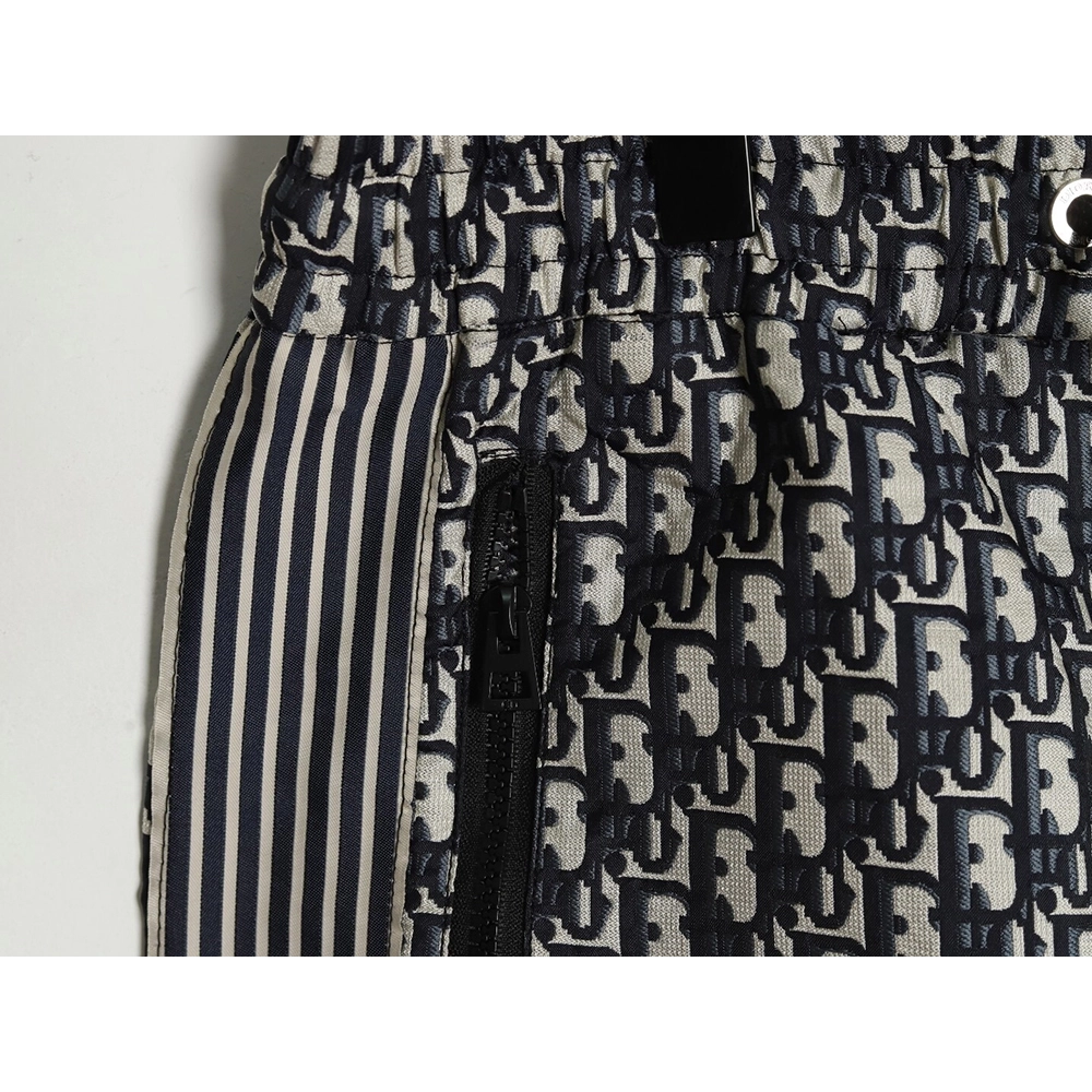 Dior Striped Webbing Monogram Shorts,Dior