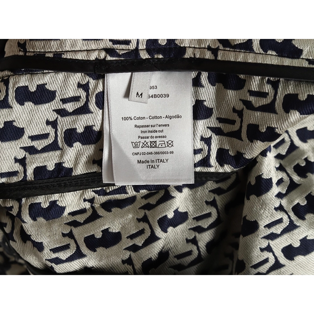 Dior Striped Webbing Monogram Shorts,Dior