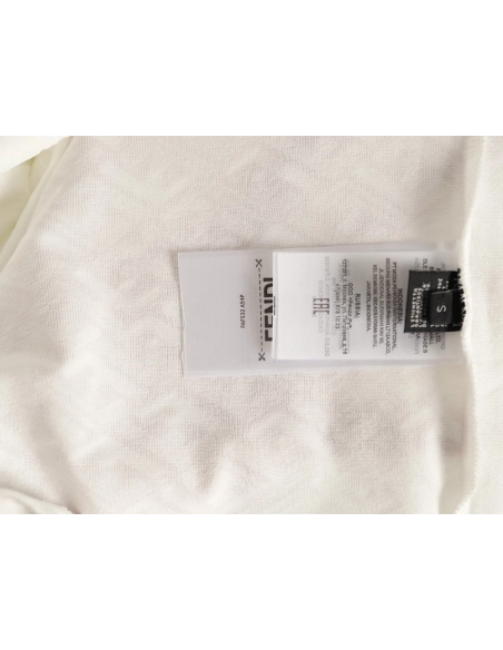 Fendi FF Monogram Jacquard Short-Sleeve T-Shirt,Fendi