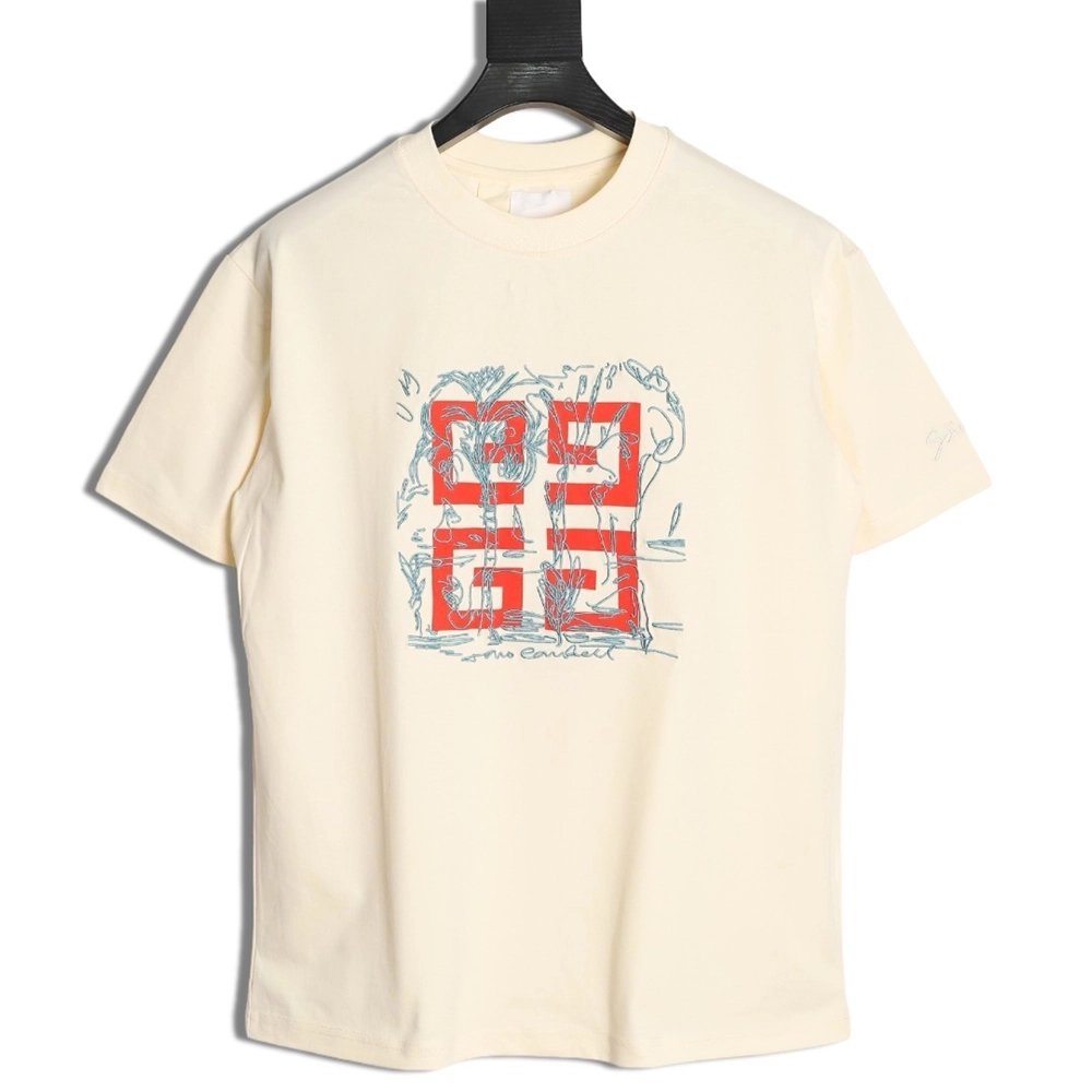 Givenchy Tomo Collaboration Crewneck Short-Sleeve T-Shirt,Givenchy