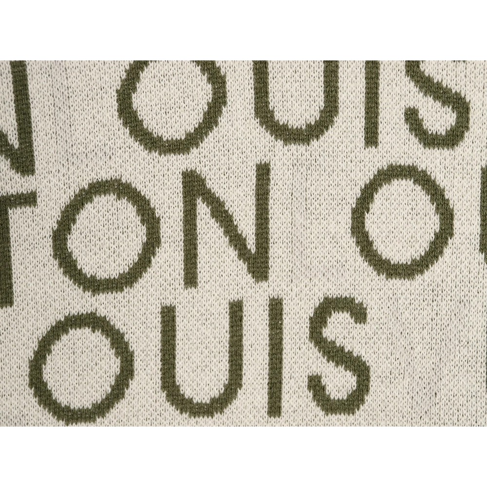 Louis Vuitton All-Over Logo Knit Short-Sleeve shirt,Louis Vuitton