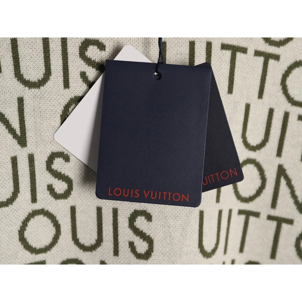 Louis Vuitton All-Over Logo Knit Short-Sleeve shirt,Louis Vuitton