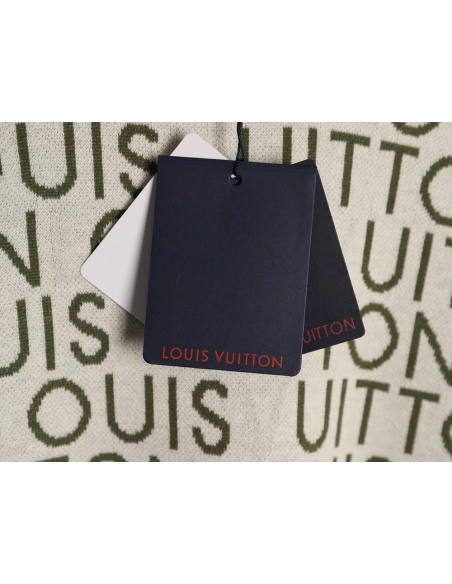 Louis Vuitton All-Over Logo Knit Short-Sleeve shirt,Louis Vuitton