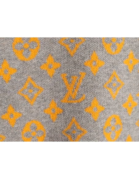 Louis Vuitton all-over print jacquard knit short-sleeved shirt TSK1,Louis Vuitton