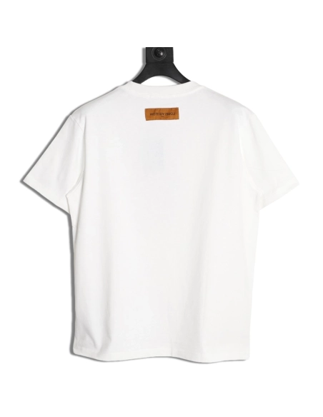Louis Vuitton Embroidered Galloping Horse Logo Short-Sleeve T-Shirt,Louis Vuitton