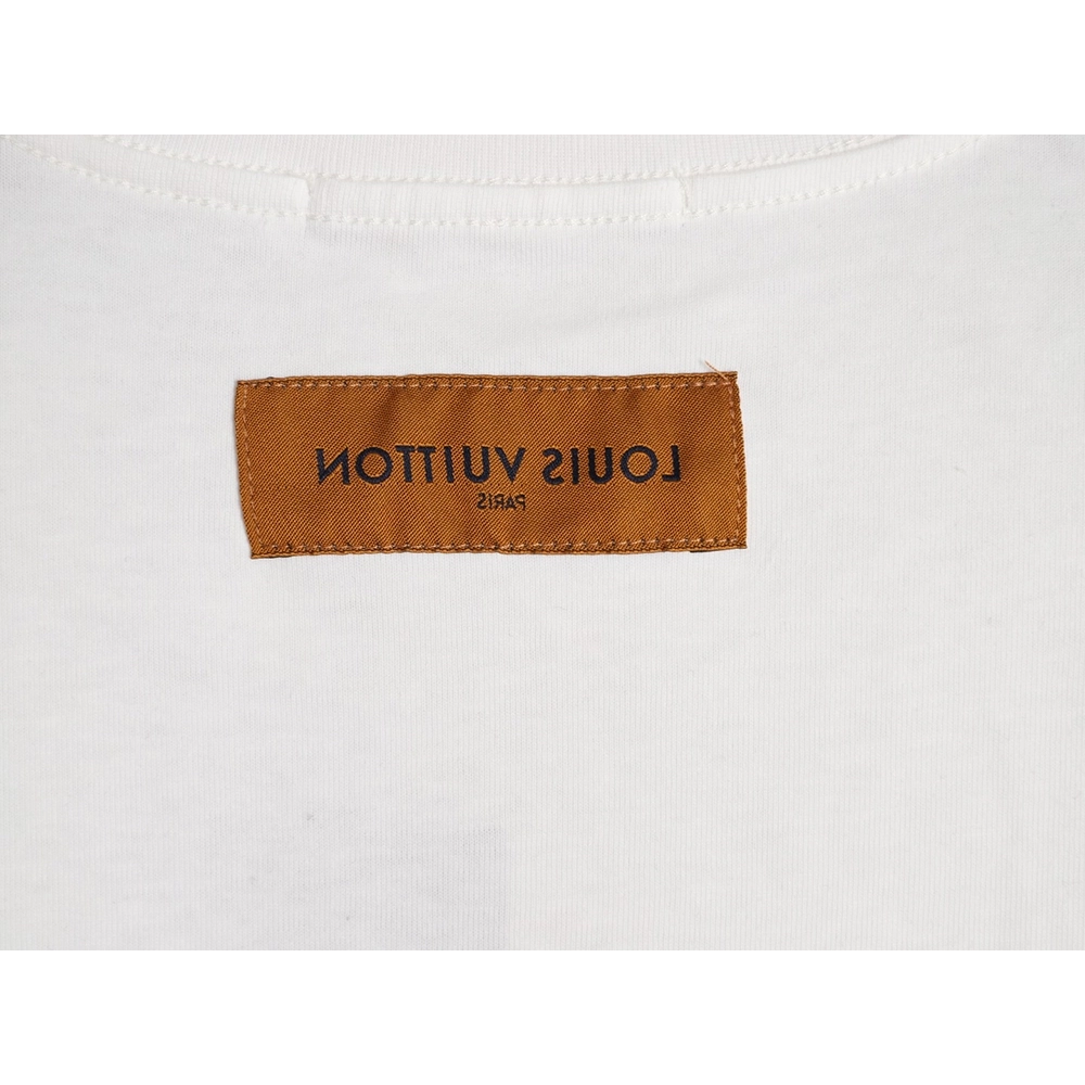Louis Vuitton Embroidered Galloping Horse Logo Short-Sleeve T-Shirt,Louis Vuitton