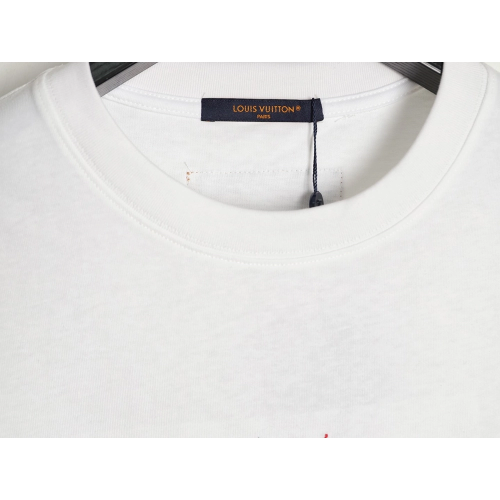 Louis Vuitton Embroidered Galloping Horse Logo Short-Sleeve T-Shirt,Louis Vuitton