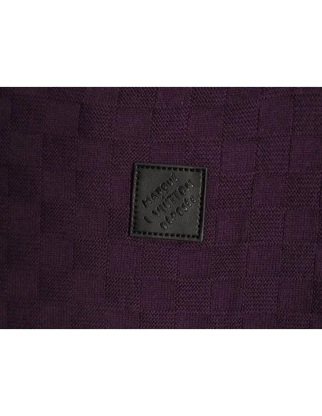 Louis Vuitton monogram embroidered checkered jacquard short-sleeved shirt,Louis Vuitton