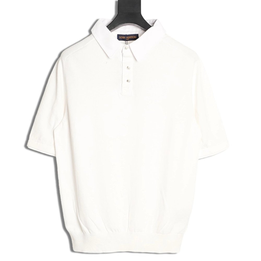 Louis Vuitton Pearl-Button Polo Shirt,Louis Vuitton