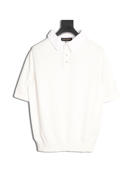 Louis Vuitton Pearl-Button Polo Shirt,Louis Vuitton