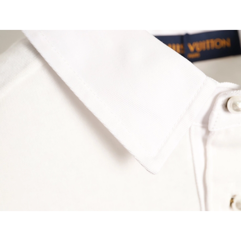 Louis Vuitton Pearl-Button Polo Shirt,Louis Vuitton