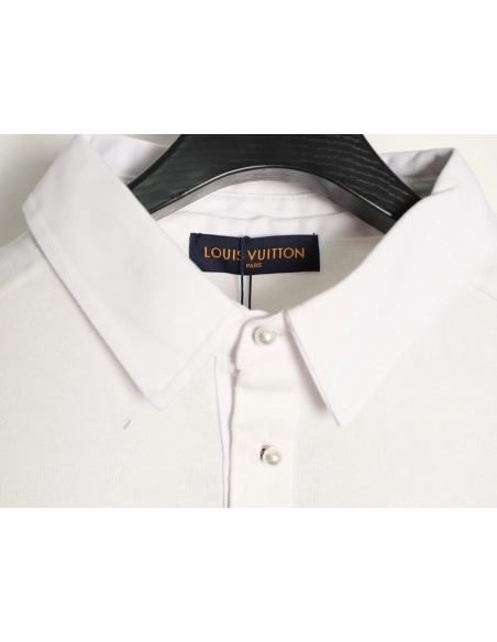 Louis Vuitton Pearl-Button Polo Shirt,Louis Vuitton