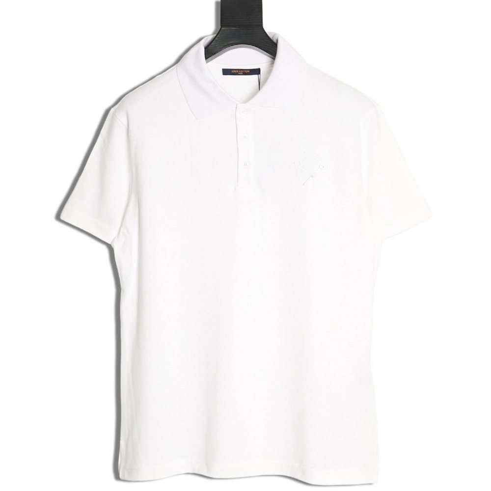 Louis Vuitton Pin-Embroidered Short-Sleeve Polo Shirt,Louis Vuitton