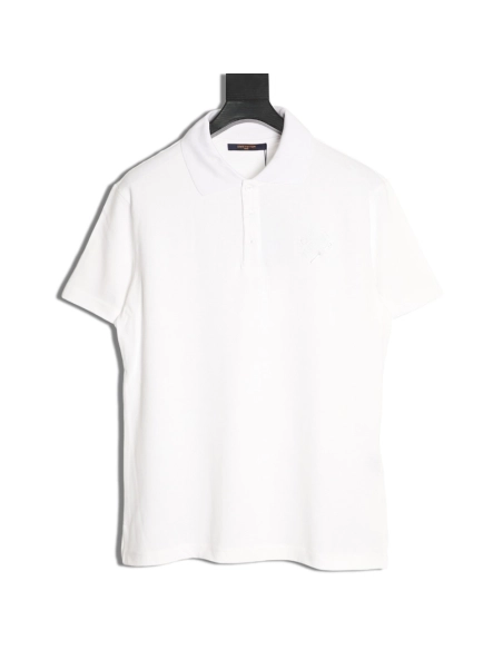 Louis Vuitton Pin-Embroidered Short-Sleeve Polo Shirt,Louis Vuitton