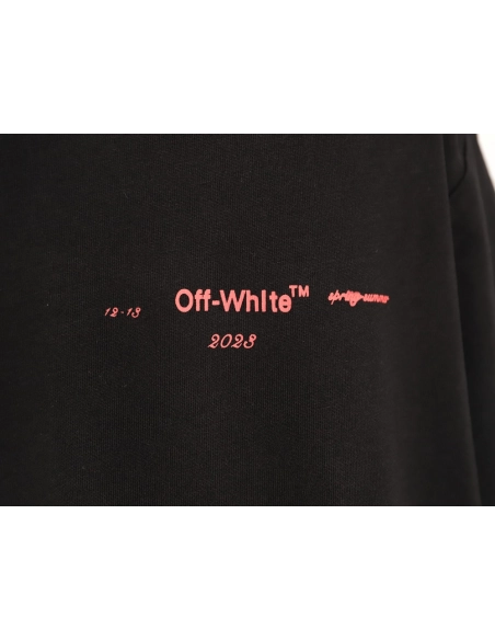 Off-White Cloud Oil Painting Print Short-Sleeve T-Shirt,Off White