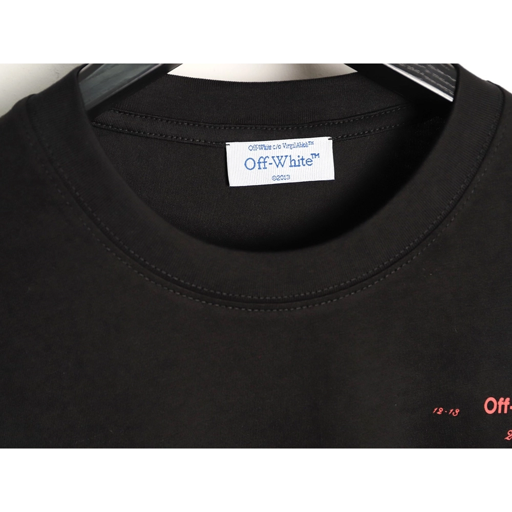 Off-White Cloud Oil Painting Print Short-Sleeve T-Shirt,Off White