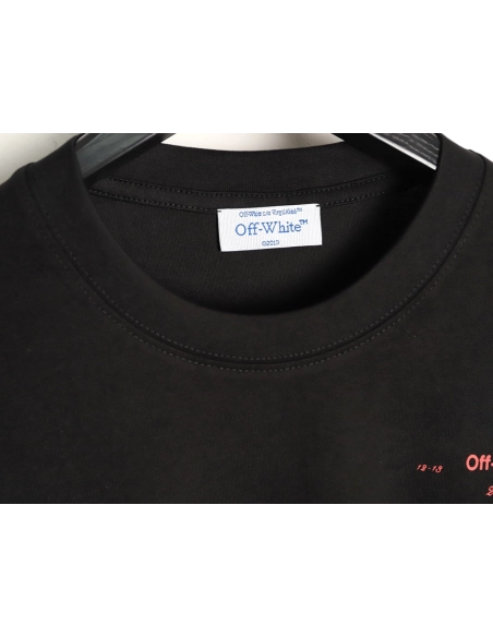 Off-White Cloud Oil Painting Print Short-Sleeve T-Shirt,Off White