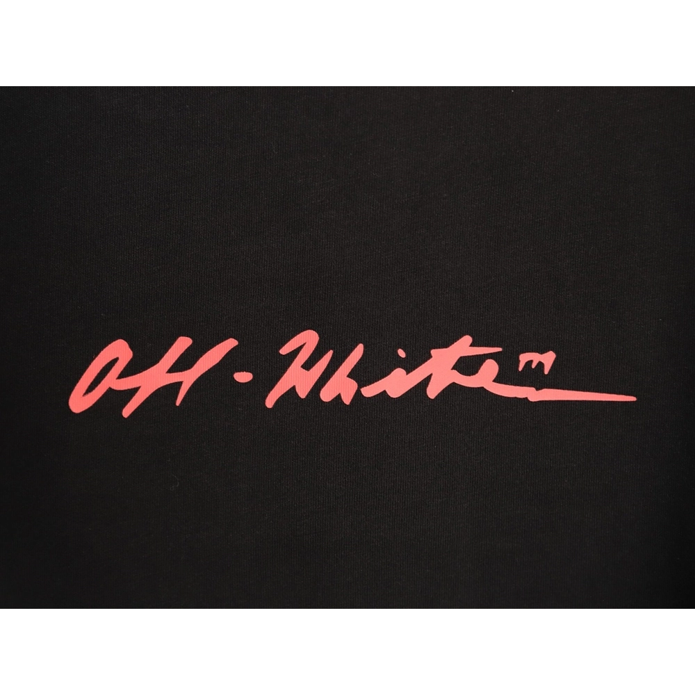 Off-White Cloud Oil Painting Print Short-Sleeve T-Shirt,Off White