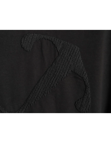 Off-White Embroidered Washed Black Arrows Short-Sleeve T-Shirt,Off White