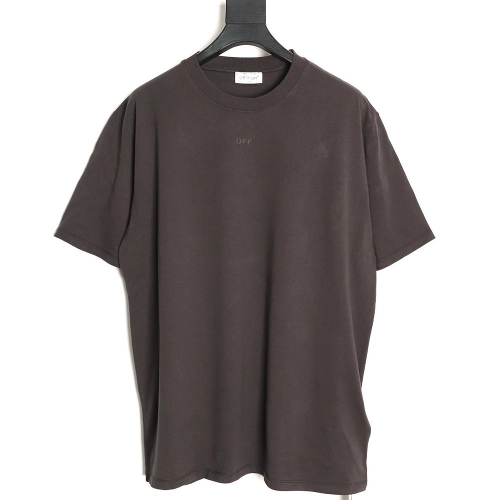 Off-White Washed "Moon Arrow" Short-Sleeve T-Shirt,Off White
