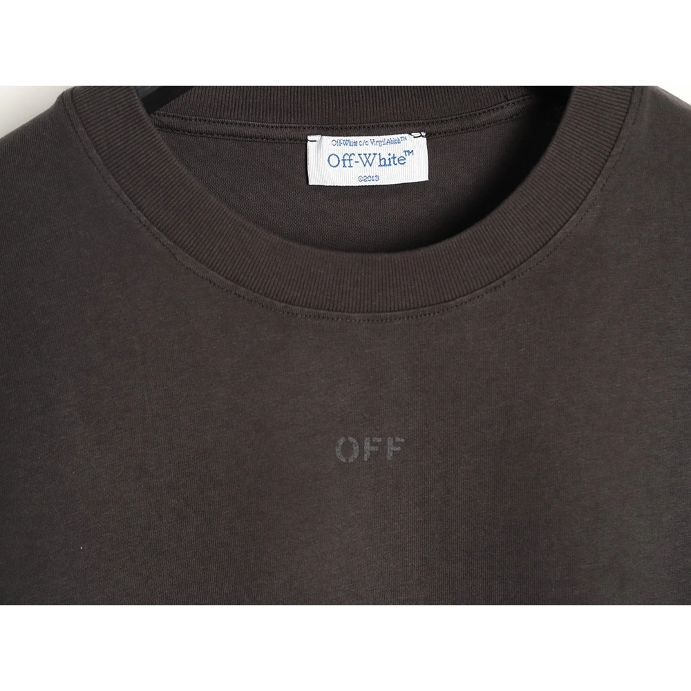 Off-White Washed "Moon Arrow" Short-Sleeve T-Shirt,Off White