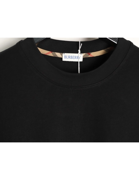 Burberry Terry Logo Embroidered Short-Sleeve T-Shirt TSK1,Burberry